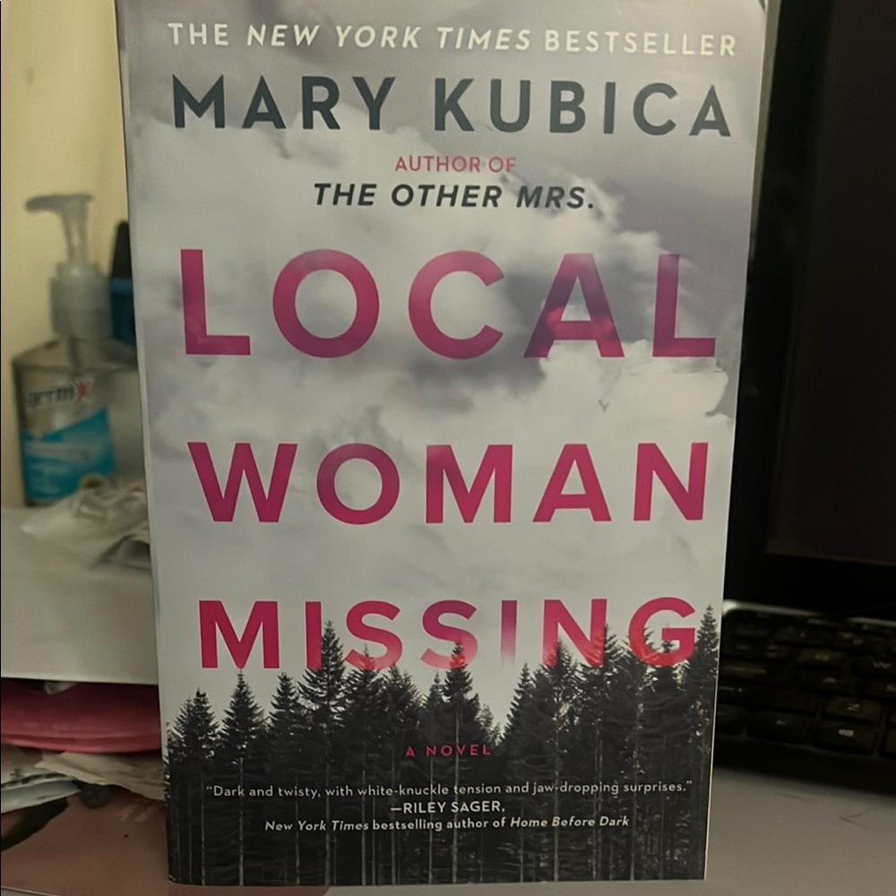 'Local Woman Missing' Book - White and Pink Cover